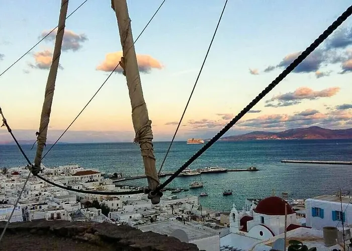 بيت للعطل Traditional Split Level House In Mykonos Town
